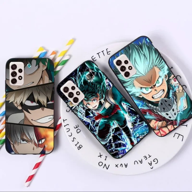 

Чехол для телефона Midoriya Izuku Deku для Samsung A91 A81 A73 A72 A71 A30S A20 A12 A13 A52 A53 4G