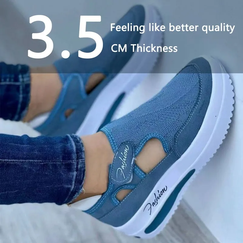 New Women Sneakers Platform Casual Breathable Sport Design Vulcanized Shoes Fashion Tennis Female Footwear Zapatillas Mujer