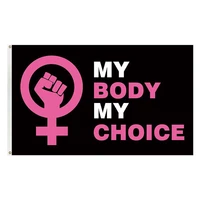 new feminism 90150cm my body my choice banner rally party banner party supplies
