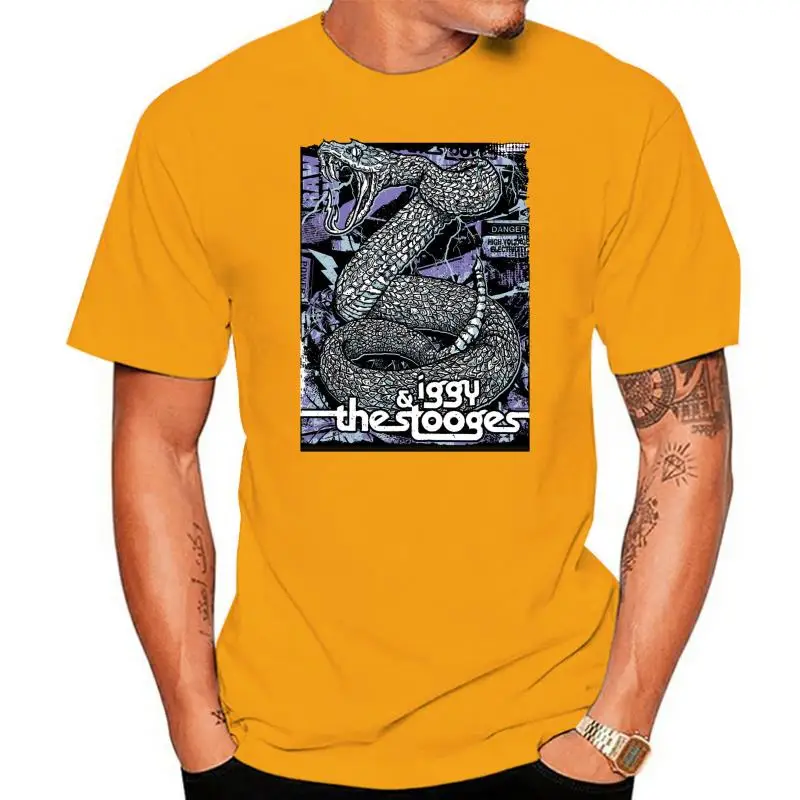 

New Iggy Pop The Stooges Rock And Roll Punk Men Woman White T-Shirt S M L Xl Custom Print Tee Shirt