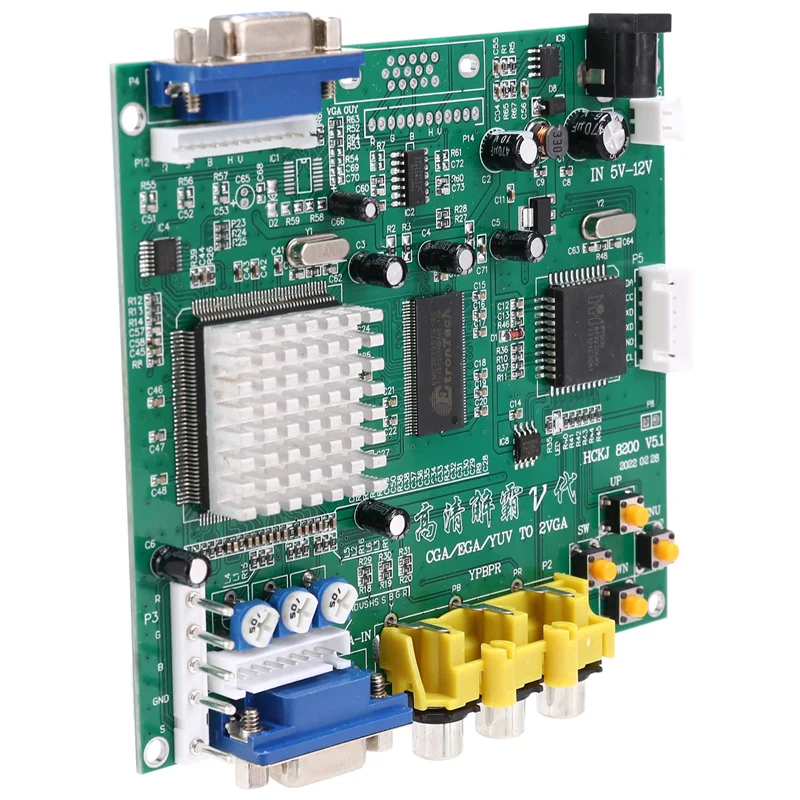 GBS8200 CGA/EGA/YUV/RGB на VGA выход аркадная игра Jamma HD видеоконвертер плата монитор