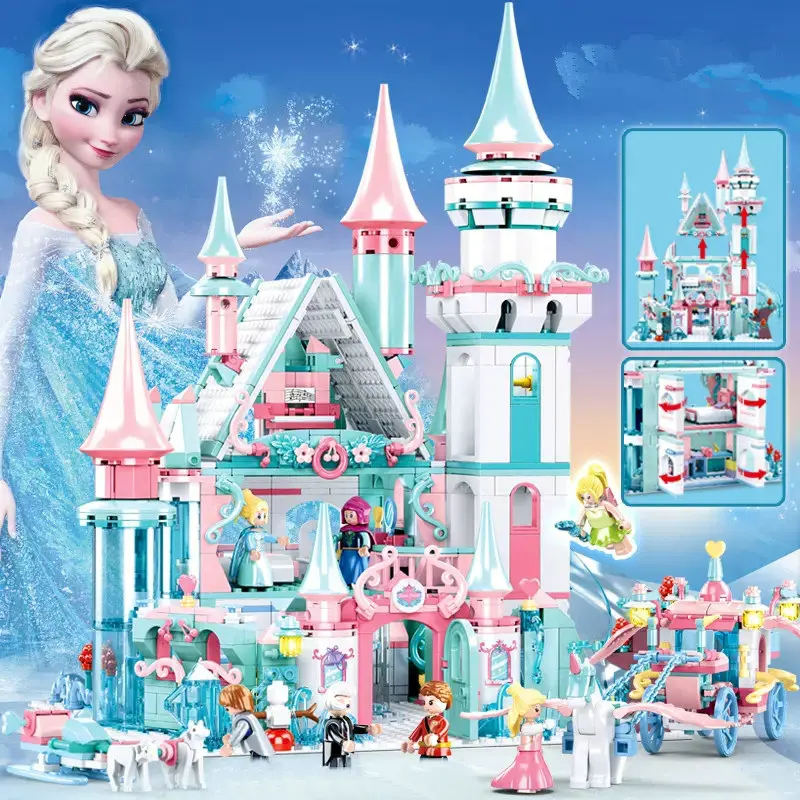 Disney Frozen Dream Princess Elsa Ice Castle Princess Anna S