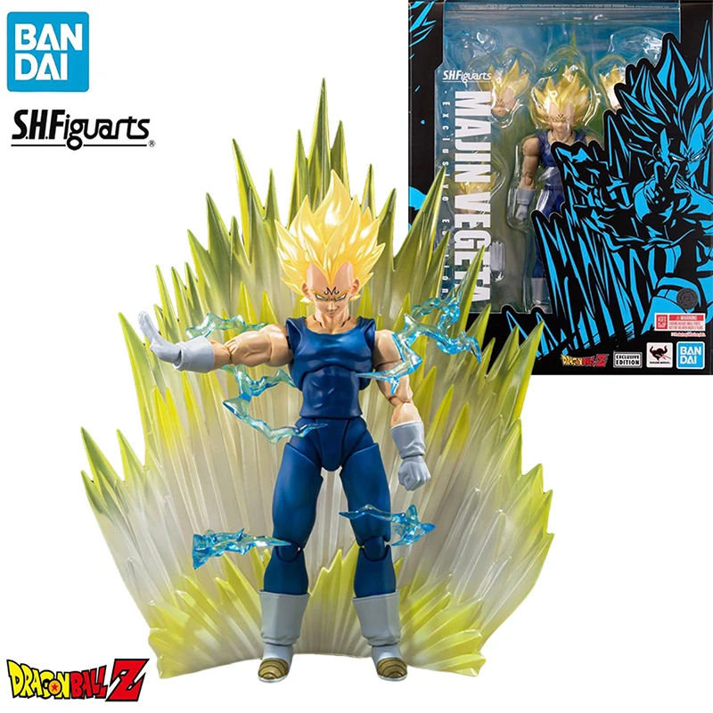

In Stock BANDAI S.H.Figuarts Dragon Ball Z MAJIN VEGETA Exclusive Edition Ver. PVC Anime Action Figures Model Collection Toy