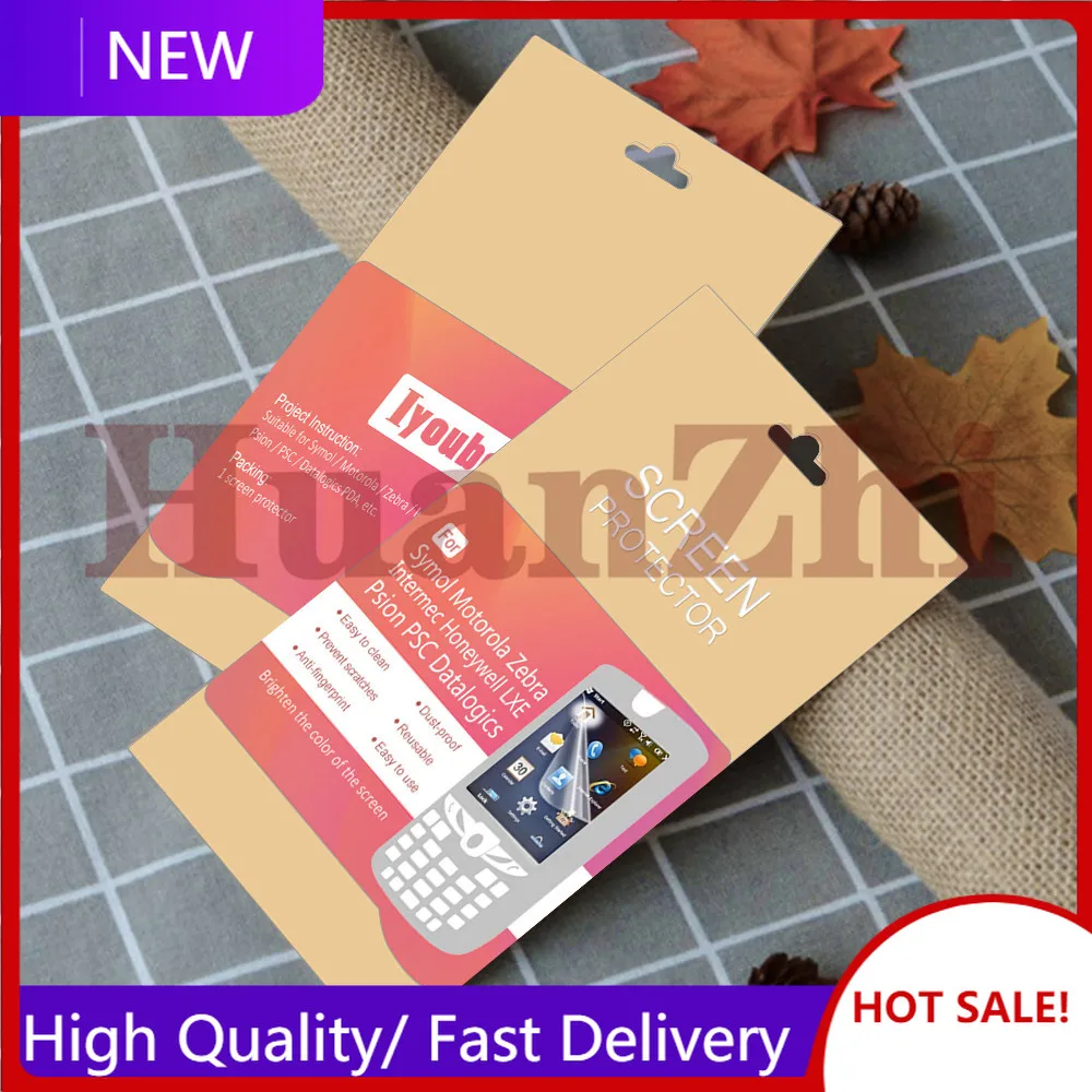

(HuanZhi) 10Pcs Screen Protector for zebra Motorola Symbol MC45, MC4587, MC4597