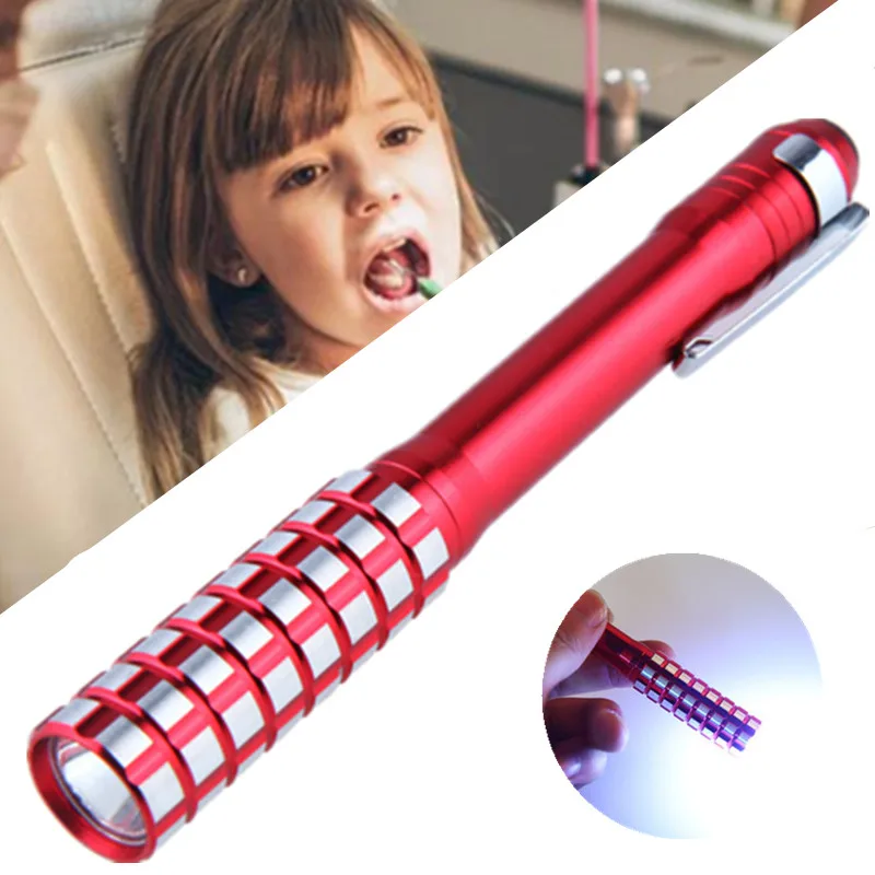 

LED Outdoor Otolaryngology Mini Flashlight Aluminum Alloy Powerful Torch Medical Pen Light