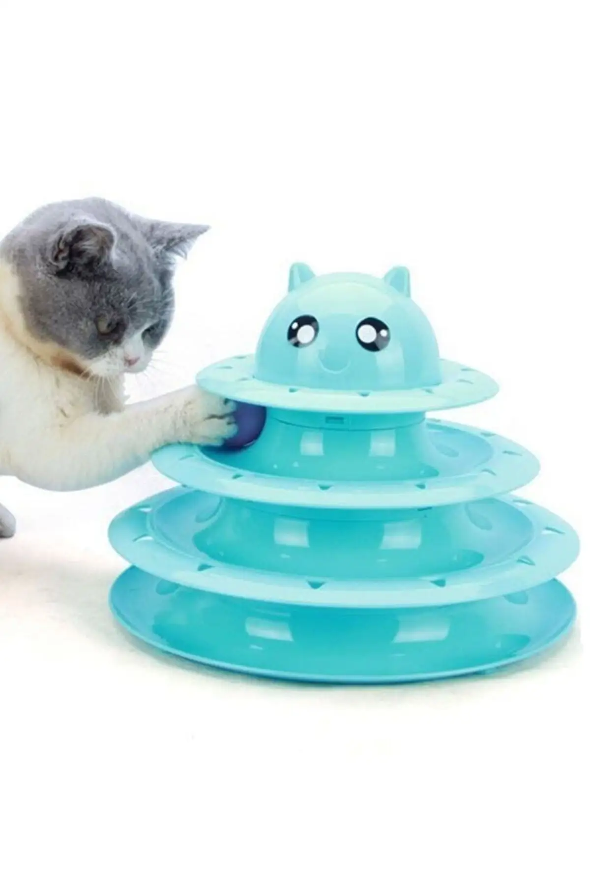 Cat Head 3-Tier Toy Fun | Дом и сад