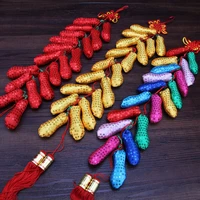 2022 tiger spring festival and chinese new year indoor living room decorated firecracker pepper peanut string pendant