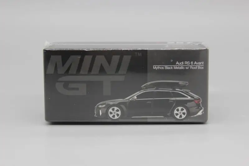 

Mini GT 1:64 black touring car sports car model RS6 crock pot 4th generation C8 station wagon 5G suitable for Audi A6 gift