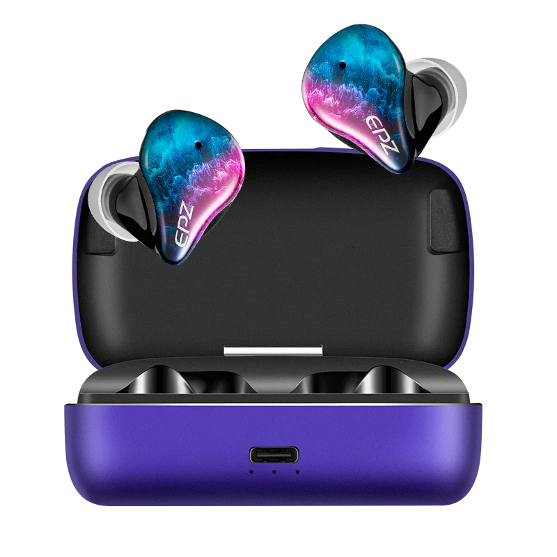 

[New] EPZ-350t In Ear HIFI Sports Bluetooth 5.2 Headset TWS Large Dynamic Sports Game Noise-c Resin Monitoring