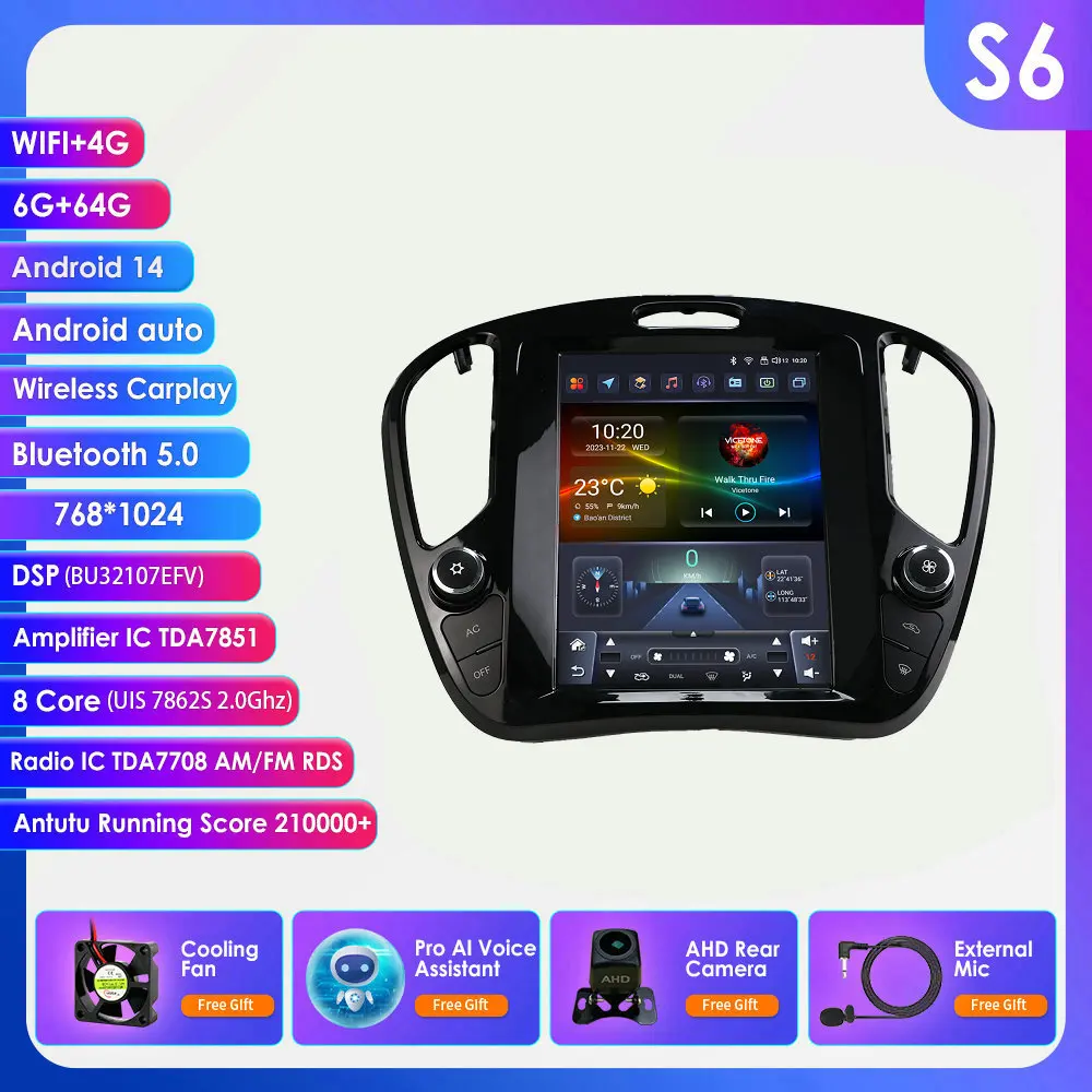 

Автомагнитола с камерой 9,7 дюйма на 360 градусов для NISSAN Juke 2011-2018 Infiniti ESQ 2014-2019 Carplay Android Auto мультимедиа 4G-LET 2Din авторадио