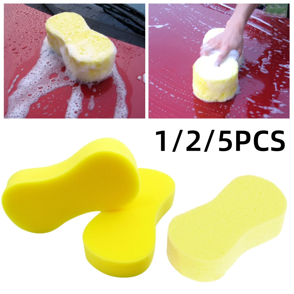 1/2/5 шт. губки для мойки автомобиля