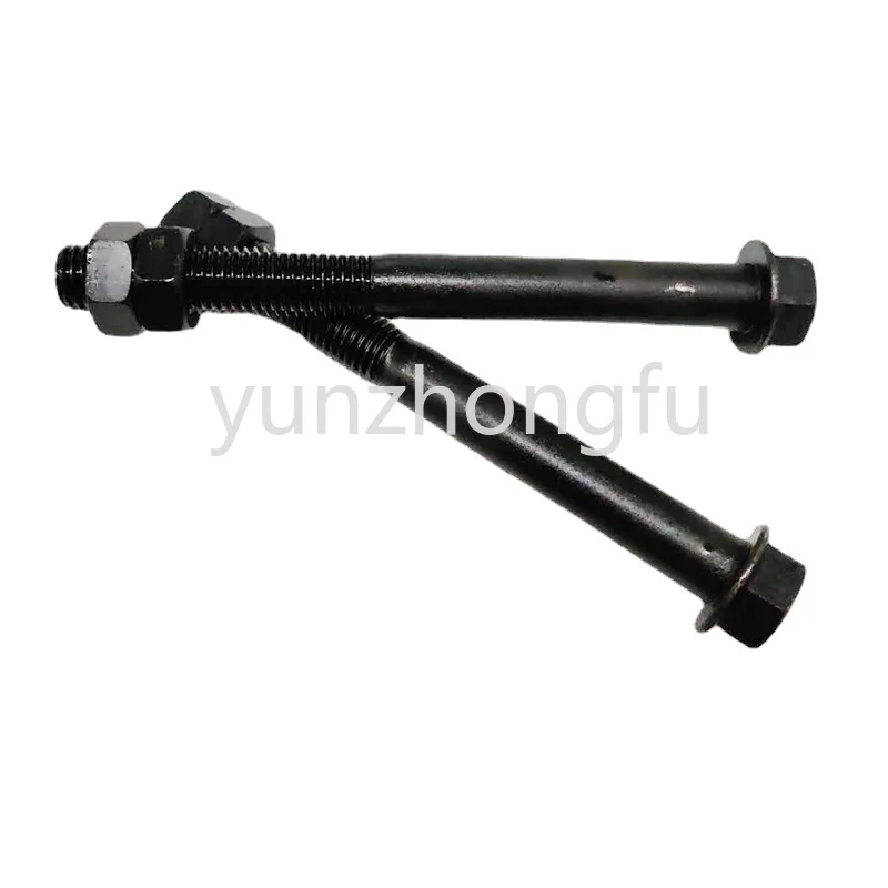 

Excavator Bucket Pin Bucket Spindle Screw High Strength High Hardness Screw with Two Nuts 12.9 Grade