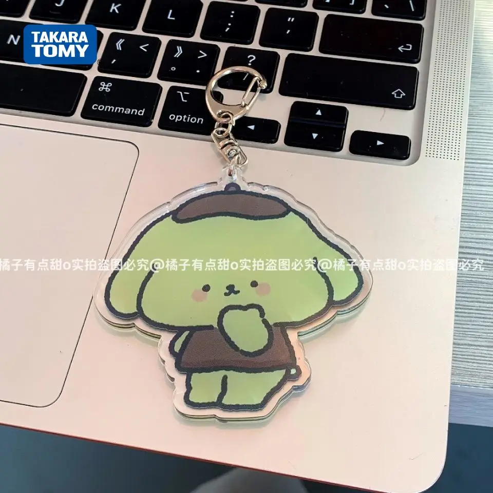 

Takara Tomy Soft Huhu Niche Acrylic Keychain Clow M Melody Couple Pendant Lovely Bag Pendant