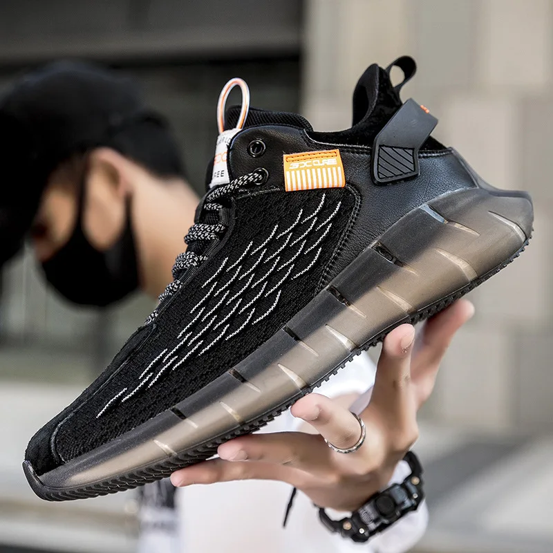 2022 Breathable Mesh Men Running Shoes Lightweight Summer Outdoor Sports Shoes Comfortable baskets homme chaussure sport 39-45