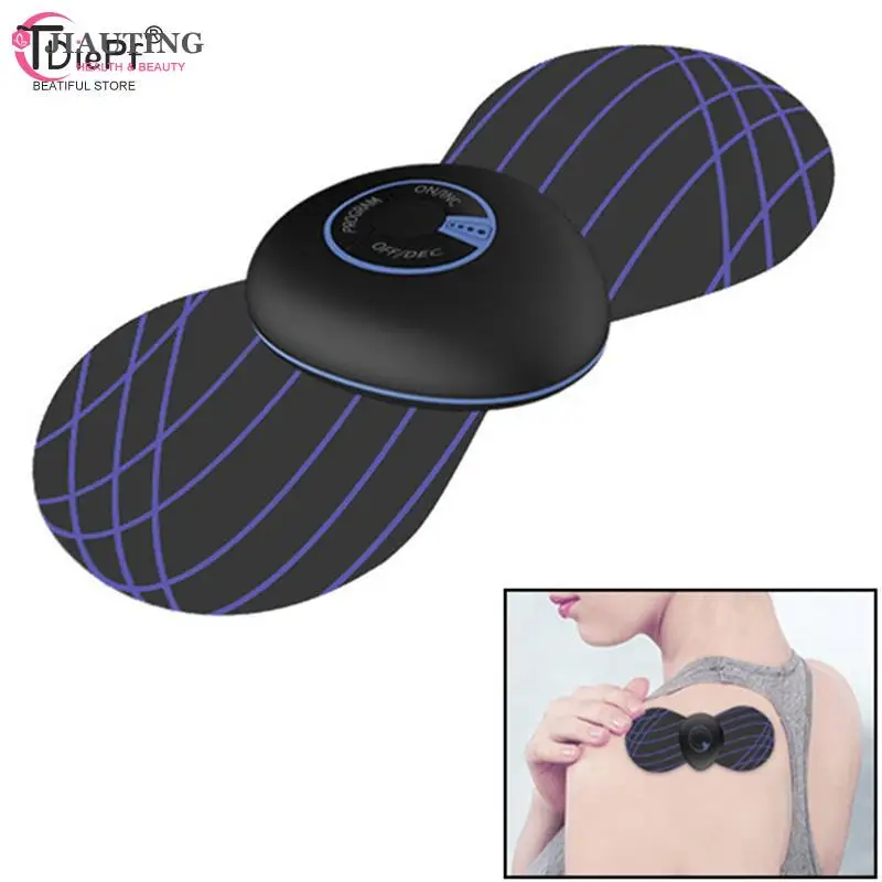 

1pcs Ems Mini Electric Massager Stimulator Pain Relief Neck Back Leg Health Care Relaxation Tool Cervical Portable Massage Patch