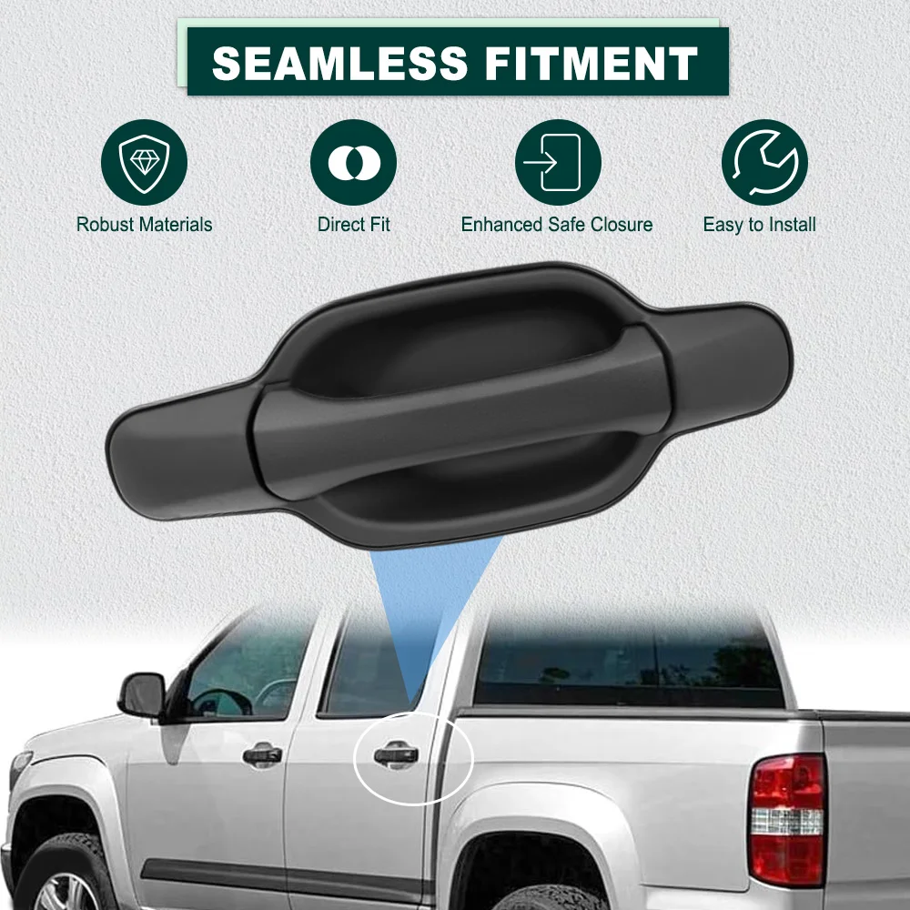 

Внешняя дверная ручка автомобиля с отверстием/без отверстия для Chevrolet Colorado GMC Canyon 2004, 2005, 2006, 2007, 2008, 2009, 2010, 2011, 2012 с левым рулем