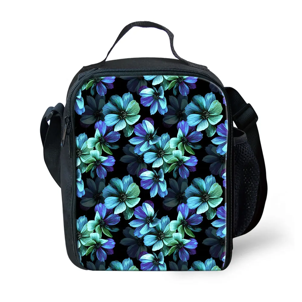 Advocator Portable Flower Pattern Lunch Bag Waterproof Lunch Case Carry Storage Customized Picnic Thermal Bag Free Shipping