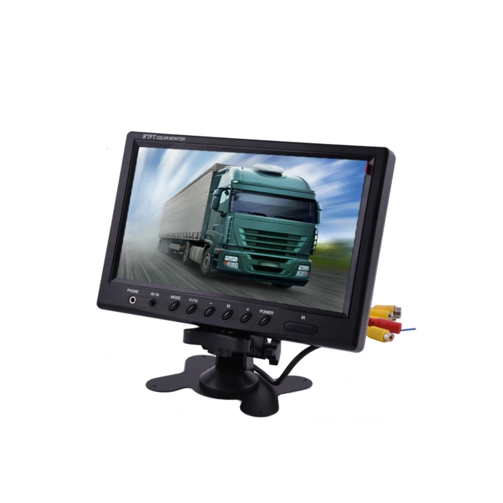 

Vehicle 9 Inch LCD Monitor Support 4 Channel Video Input