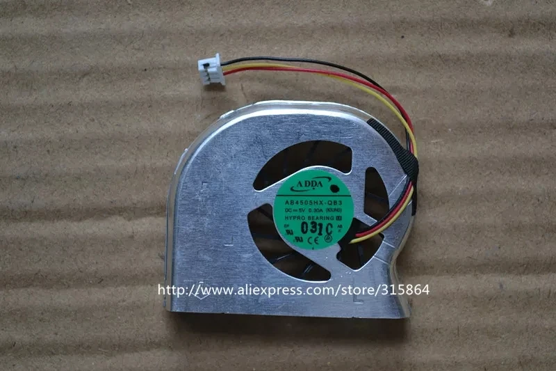 Новый охлаждающий вентилятор для ноутбука Toshiba NB200 NB201 NB205 AB4505HX-QB3