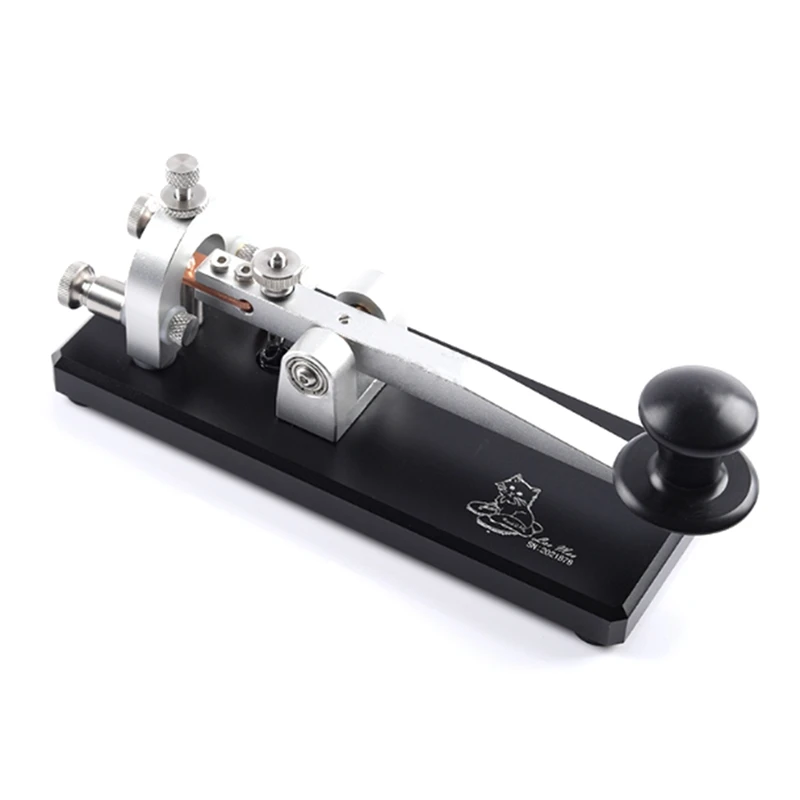 

HAM Manually CAT Keyer II Morse Key Telegraph Key Ham Radio Long Paddle Manual Key For Shortwave CW Transmitter
