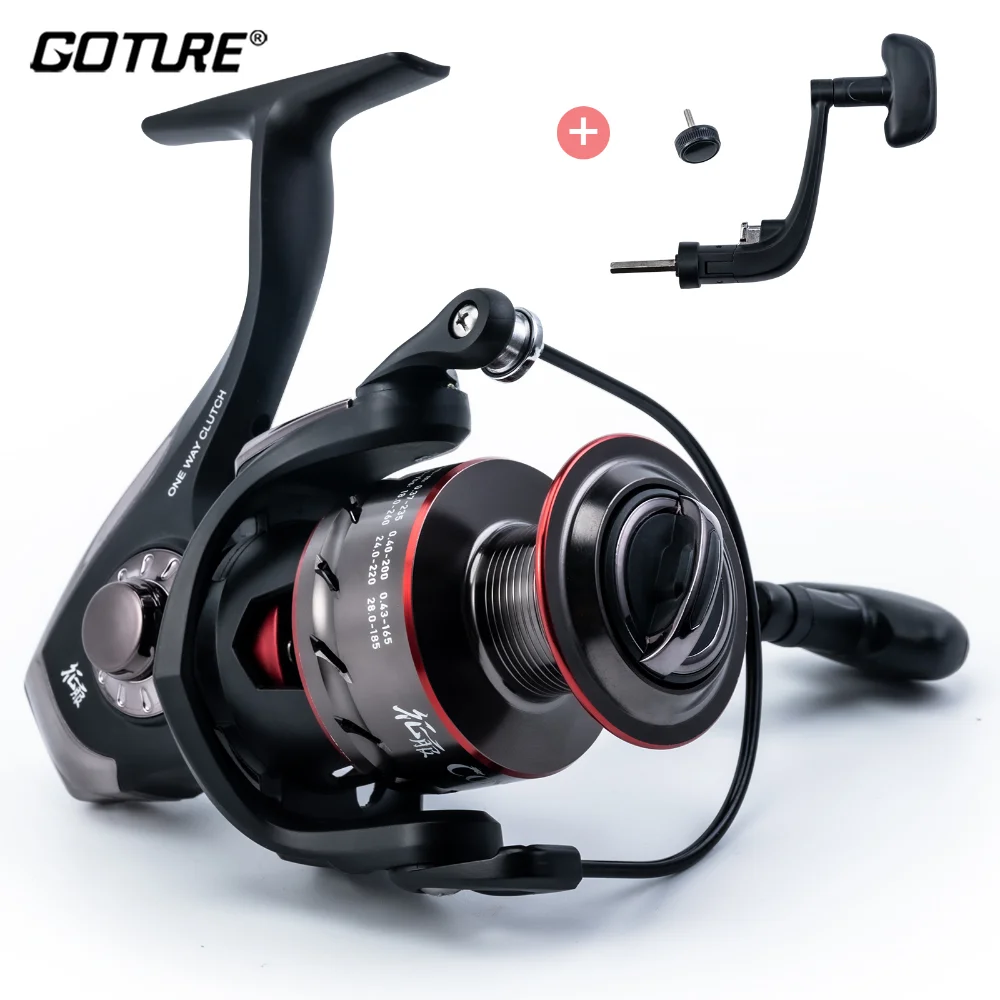 Goture Spinning Reel Super Light Professional Spinning Reel 7+1BB Ultra Smooth Powerful Saltwater Freshwater Reel 5.1:1