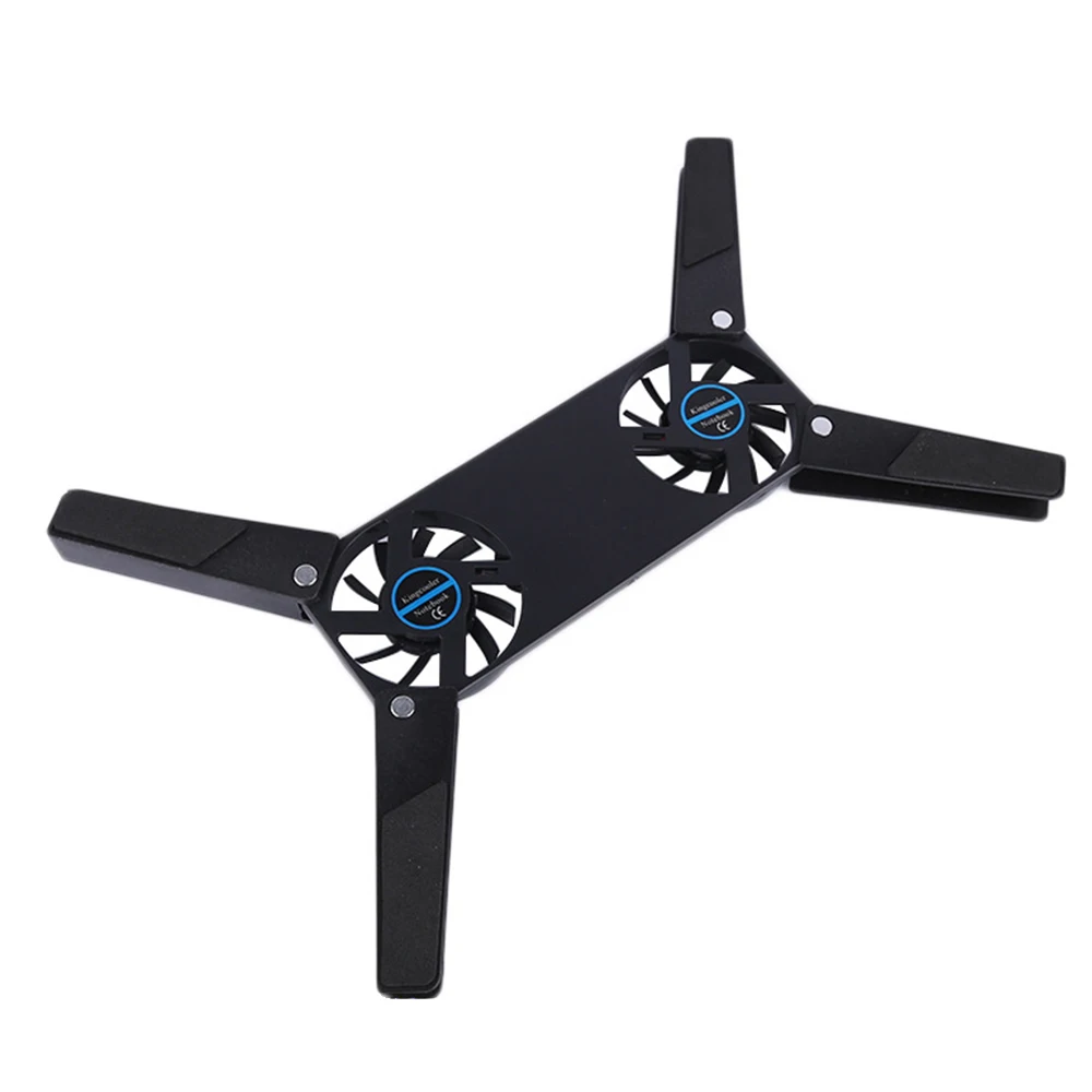 

Folding Double Fan Cooling Radiator Computer Notebook USB Portable Laptop Cooler Fan Notebook