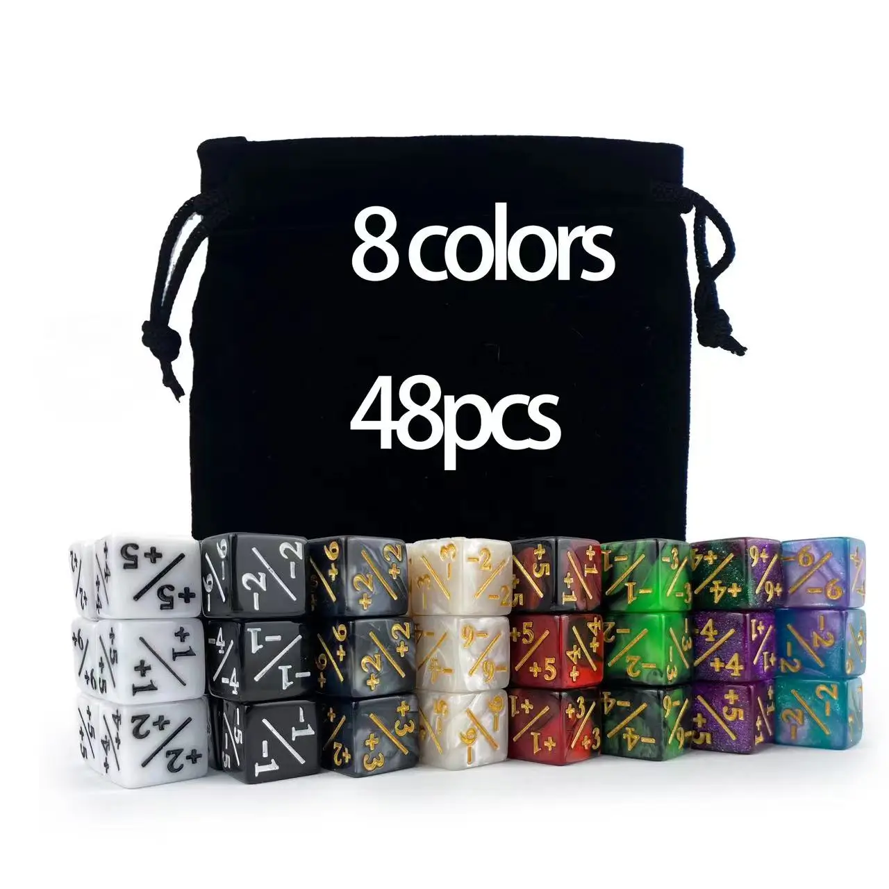 48 шт. волшебные игральные кости для сбора мрамора