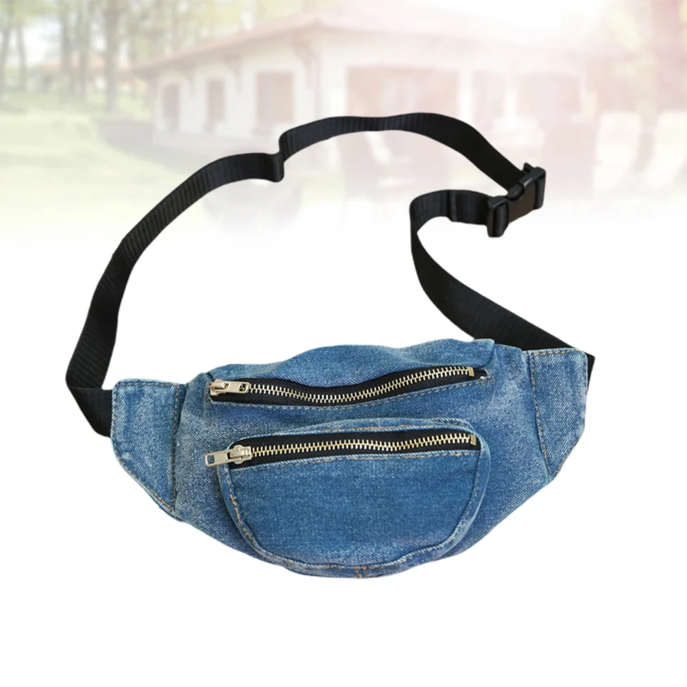 

Waist Bag Fannycrossbody Belt Denimmen Bags Blue Smallretro Travel Lightweight Handbag Packs Fashion From Jeans Messenger Clutch