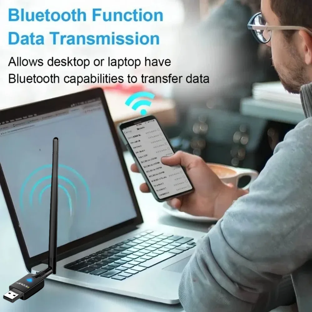 Фото USB-адаптер Wi-Fi AX900, 900 Мбит/с, 5,3 дюйма №3