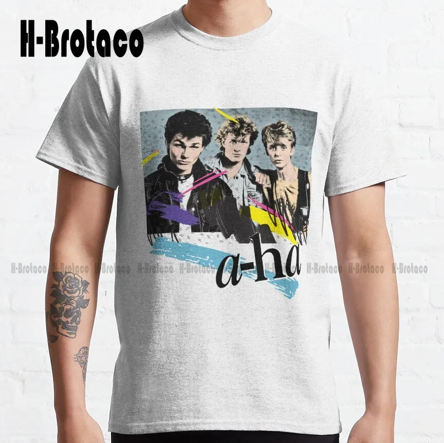 

Original Vintage Styled 80S A-Ha Design Classic T-Shirt A Ha A Ha Art Shirt Harajuku Streetwear Xs-5Xl Breathable Cotton Unisex