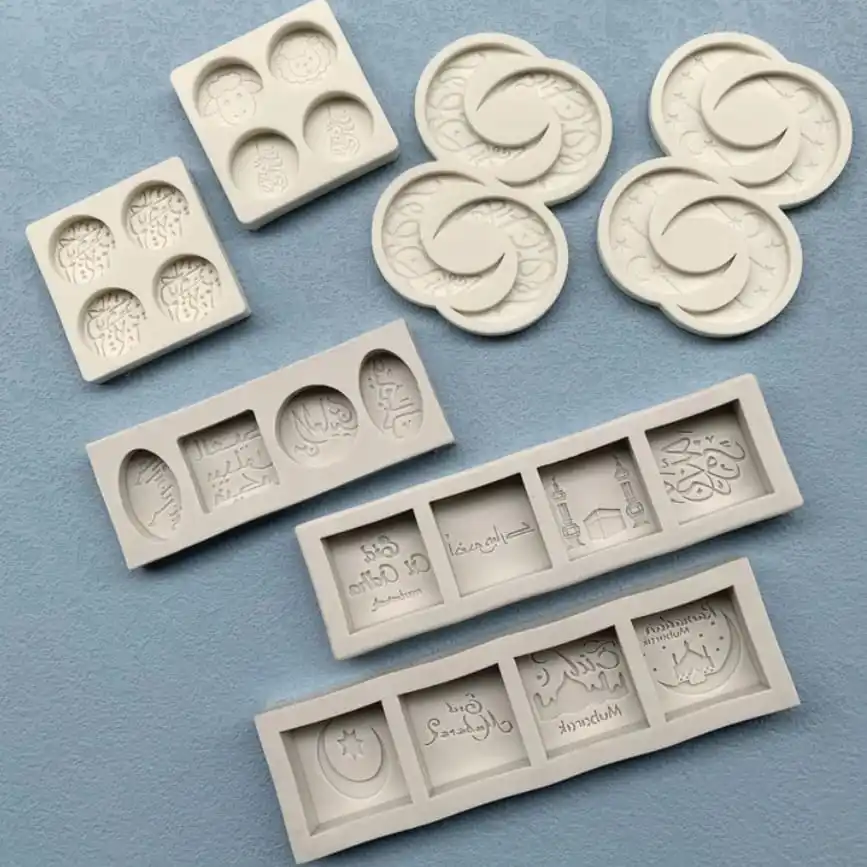 

Mold for Ramadan Biscuit Chocolate Cake Decoration Festive Theme Molds Pudding Mold