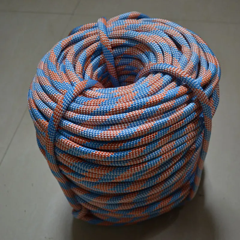 

Outdoor Emergency Rope Desert&Fox Climbing Rope 10m/20m/30m/50m Wear Resistant 9mm Diameter High Strength Hiking Accessory Tool