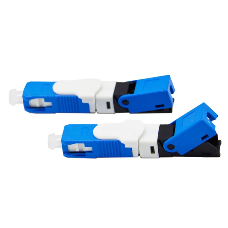 AVEIBEE 50 100 200 PCS/Lot FTTH ESC250D SC APC & SC UPC Single Mode Fiber Optic Quick Connector FTTH SM Optic Fast Connector