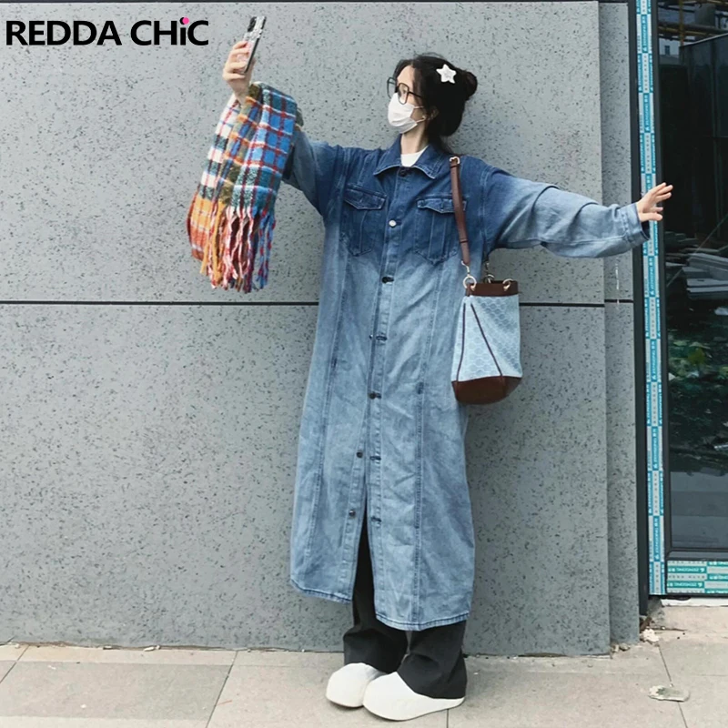 REDDACHiC женская потертая джинсовая куртка с подплечниками в стиле ретро