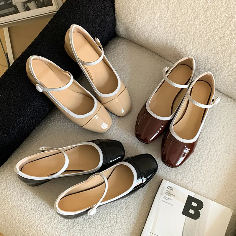 MKKHOU модные туфли-лодочки новые высококачественные туфли из натуральной кожи с