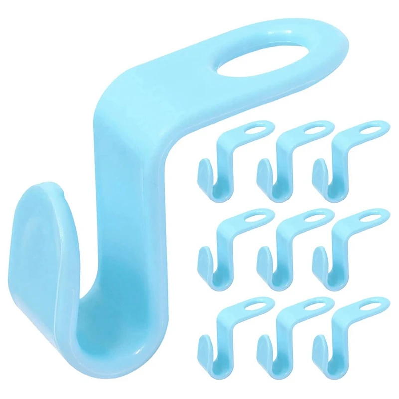

LUDA Hanger Connector Hooks, 200 Pcs Coat Clothes Hanger Hooks Super Space Saving Hangers For Wardrobes