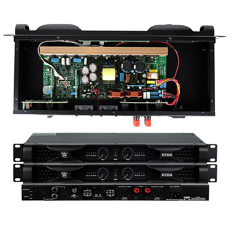 

Roland Crown 2 Channel Class D Amplifier Audio DJ Sound Quality Stable 350 Watts 700W1u Digital Amplifier KT