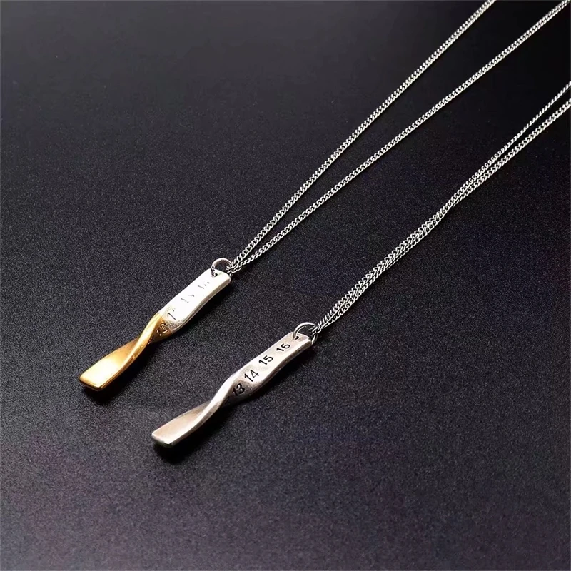 

Distort MM6 Margiela Chain Necklace Men Women Top Quality Necklace