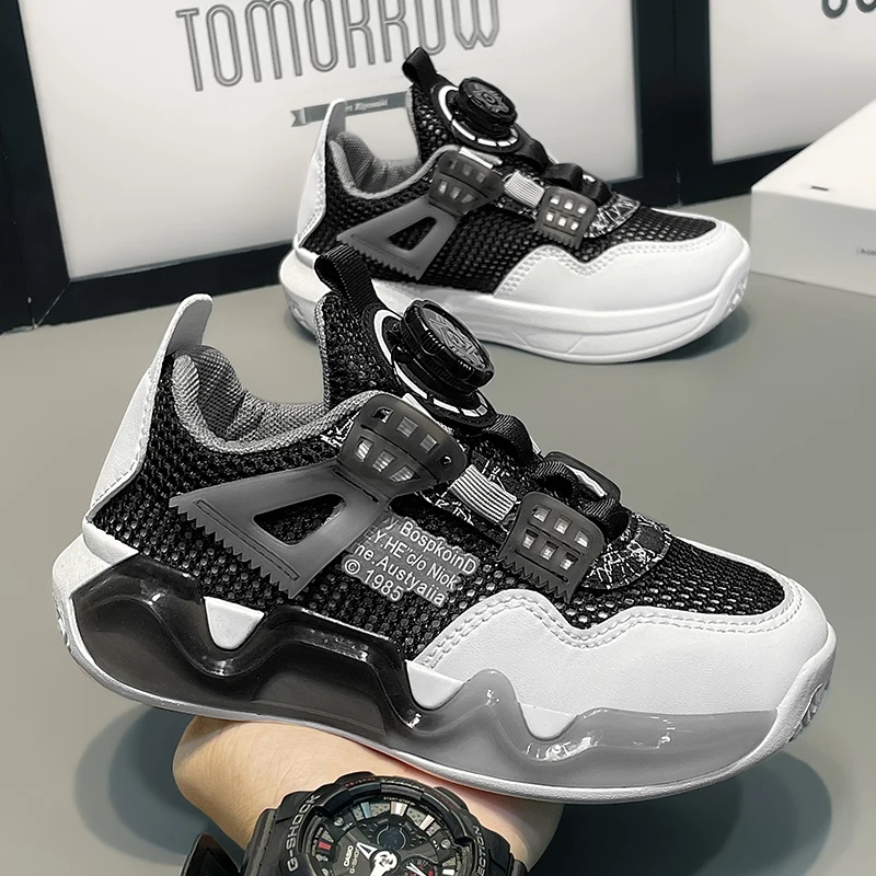2023 Spring Summer Children's Sneakers Boys Running Shoes Fashion Breathable Mesh Sports Shoes Kids Sneakers zapatillas