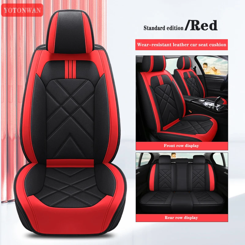 

YOTONWAN High-Quality Universal Car Seat Covers For Audi all model A7 S3 S5 S6 S7 S8 R8 TT SQ5 SR4-7 Car Accessories Protector