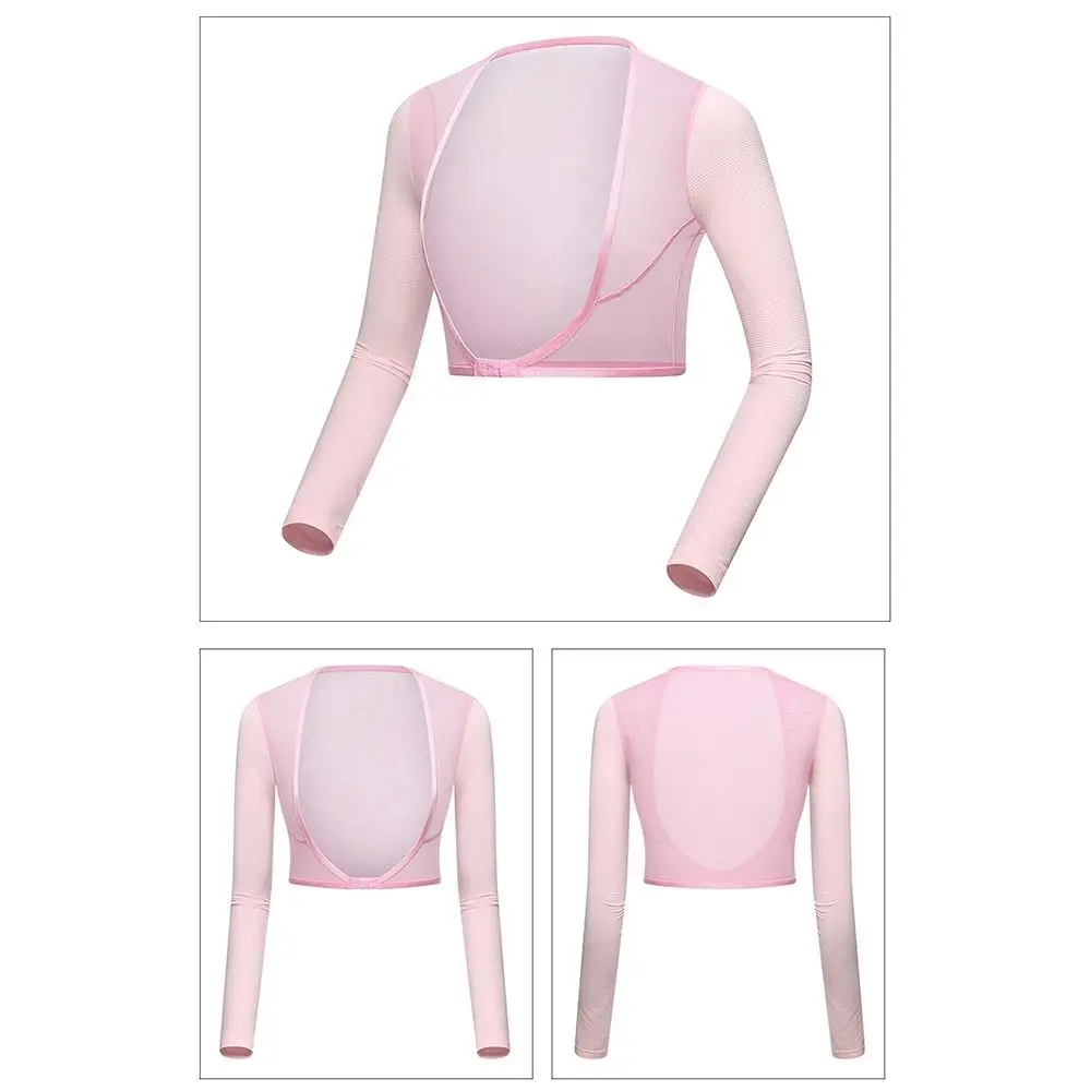 

Модная тонкая стильная перчатка с защитой от солнца и УФ-лучей для бега и активного отдыха, Женский комплект для гольфа, шаль с длинными рукавами