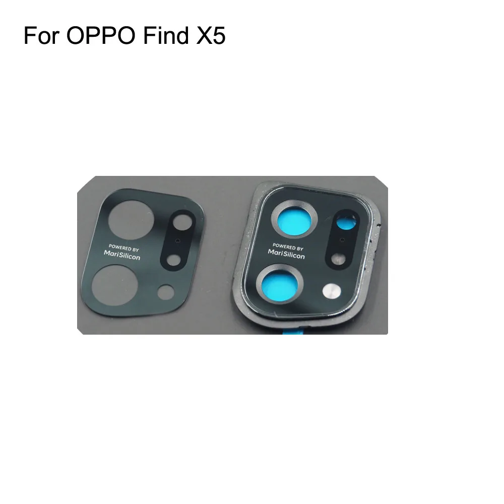 

For OPPO Find X5 Back Camera Glass len and big camera glass cover with Frame For OPPO Find X 5