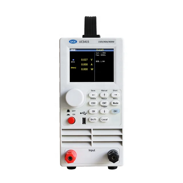 

UC5450 400W/500V/15A Programmable Electronic Loading Tester