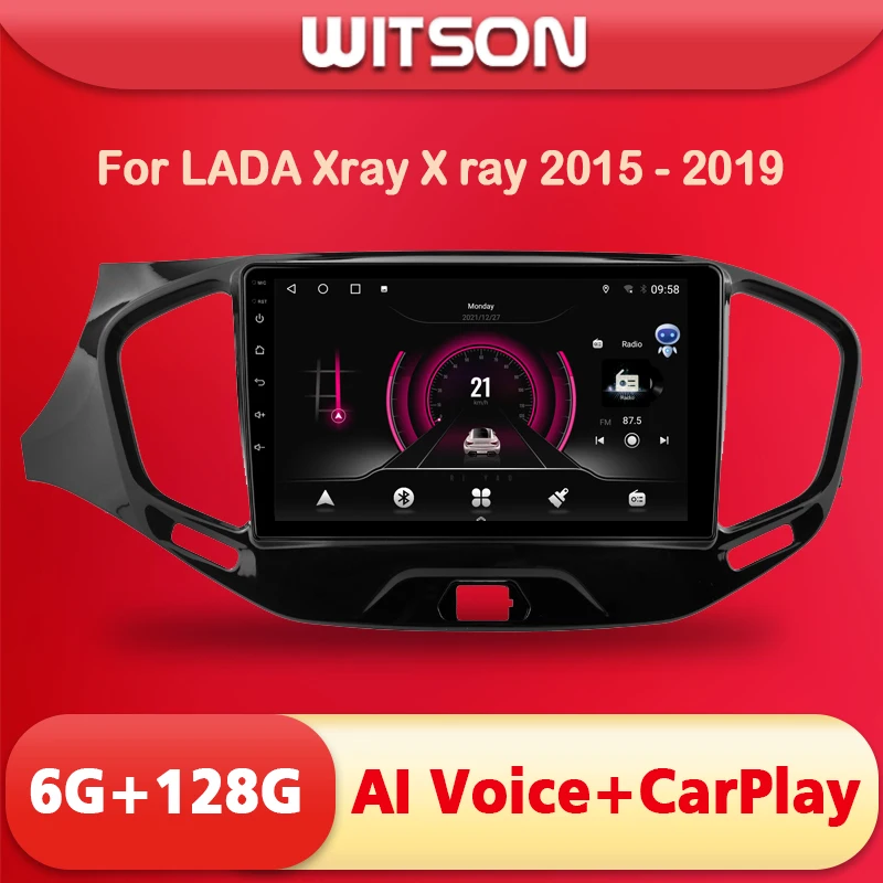 

Автомобильный радиоприемник WITSON 9 дюймов Android 11 AI VOICE 1 Din для LADA XRAY X RAY 2015 2016 2017-2019, автомобильная стерео-навигация