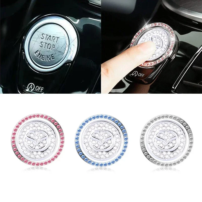 Одна кнопка запуска двигателя автомобиля для Mazda Axela Atenza CX6 RX7 MX5 CX5 CX3 Protege CX9 CX7