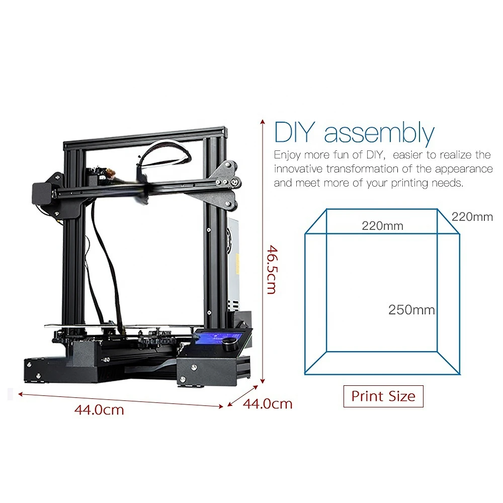 Creality ender 3 чертежи деталей