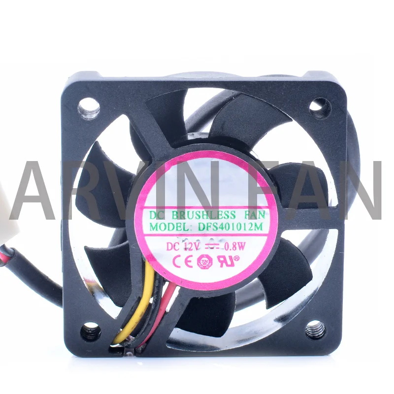 Новый оригинальный DFS401012M 4 см 4010 дюйма 40x40x10 мм 12 В 0,8 Вт маленький очень тихий теплоотвод с центральным управлением видеорегистратор вентилятор