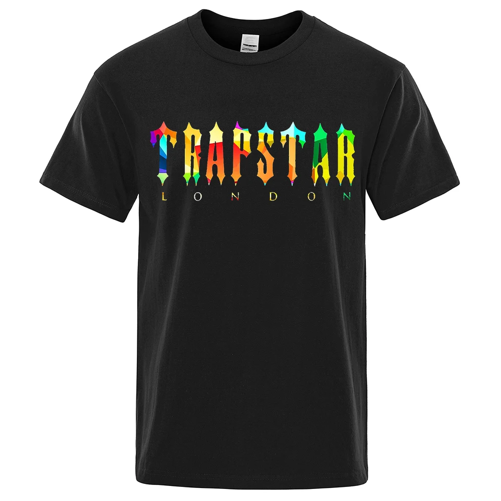 

Trapstar London Lemon Yellow T Shirts Men Harajuku Cotton Clothes Fashion O-Neck Tshirt Summer Oversized Street Hip Hop T-Shirts