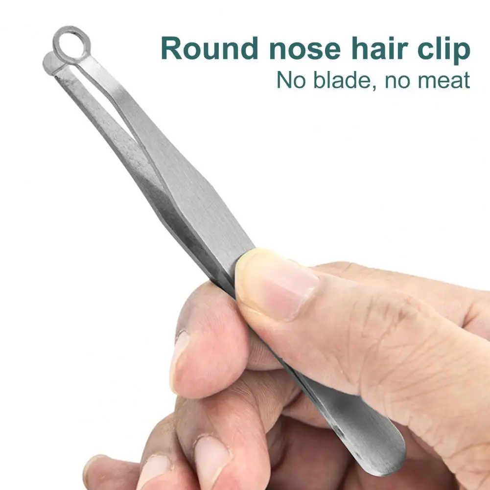 Nose Trimmer Functional Stainless Steel Portable for Sideburns Nose Hair Scissors Nose Trimmer