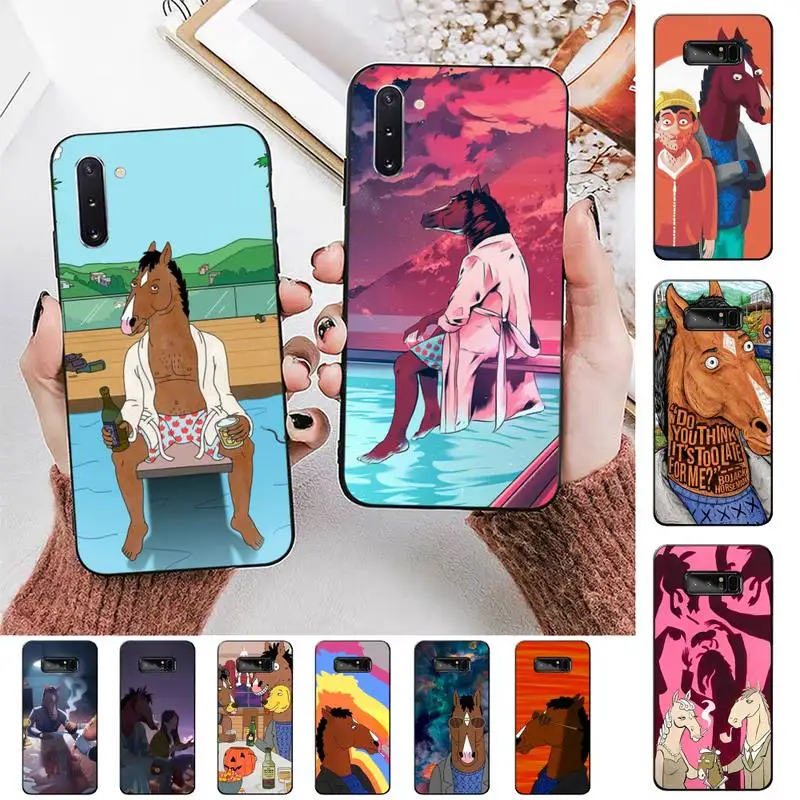 

B-BojackS H-HorsemanS Phone Case For Samsung Note 8 9 10 20 pro plus lite M 10 11 20 30 21 31 51 A 21 22 42 02 03